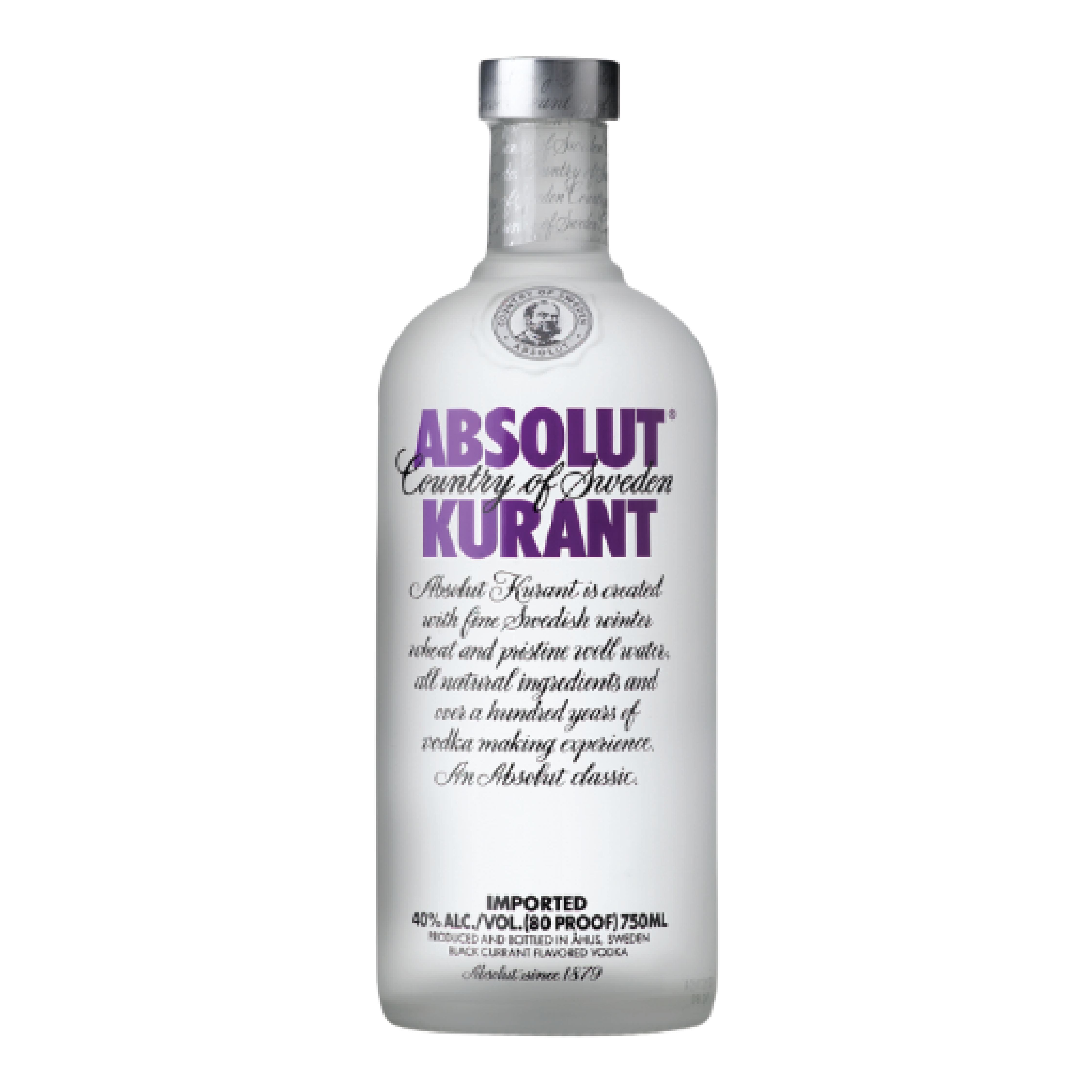 Absolut Kurant Vodka 750ml