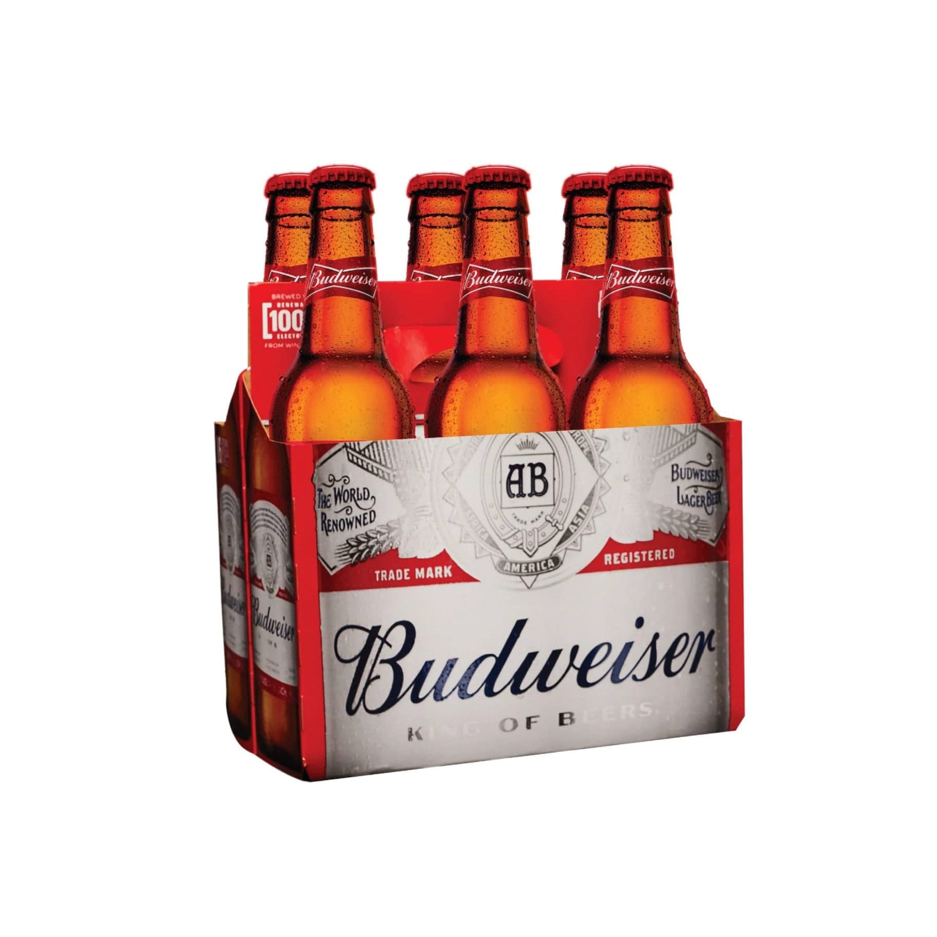 Budweiser Cans 330ml Pack/6Cans S Liquor