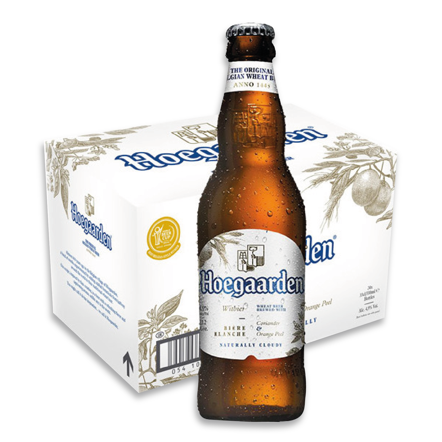 Hoegaarden white beer pint 330ml 10