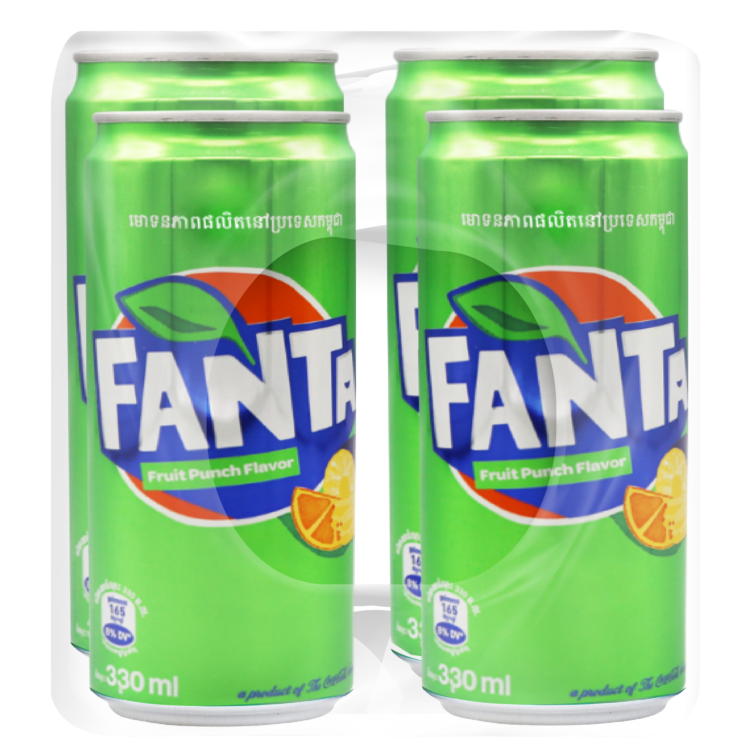 Fanta Fruit Punch 330ml (4cans/pack) - S Liquor