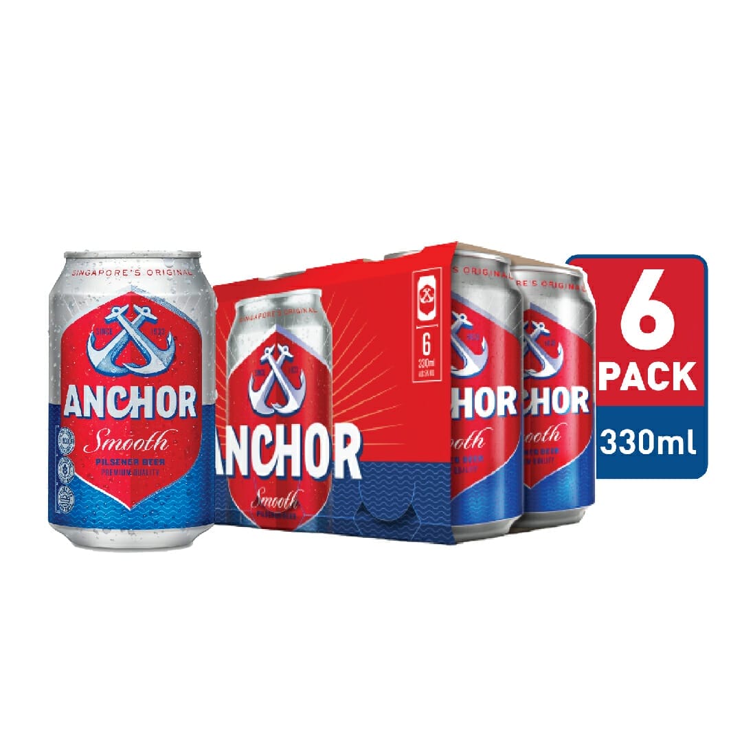 Anchor Cans 330ml Pack 6Cans 01