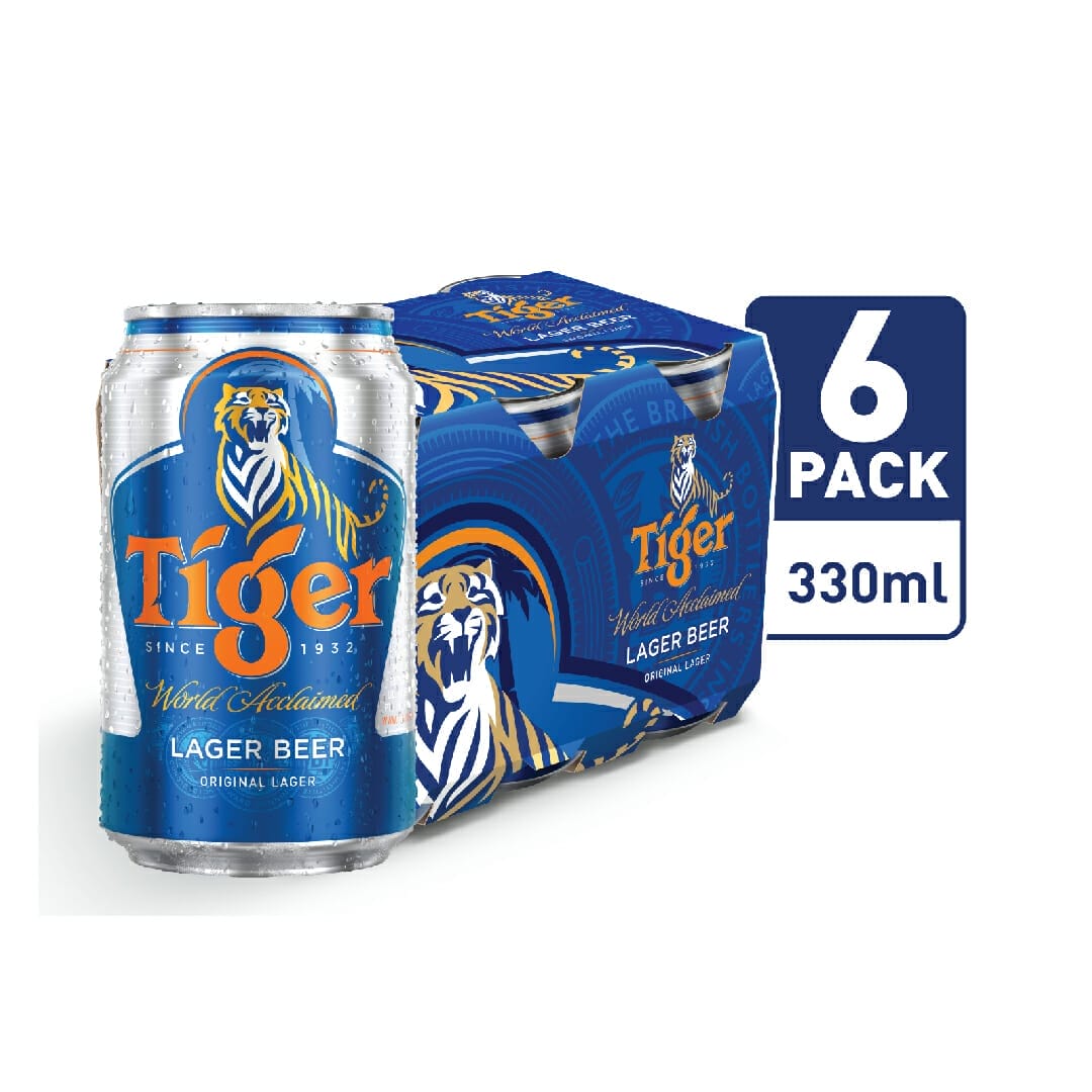 Tiger Beer Cans 330ml Pack 6Cans 01 1