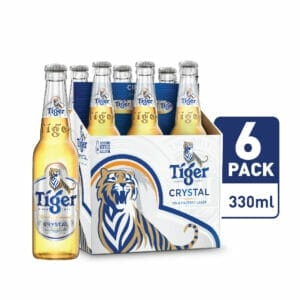 Tiger Crystal Beer Pint 330ml Pack 6BTLs 01