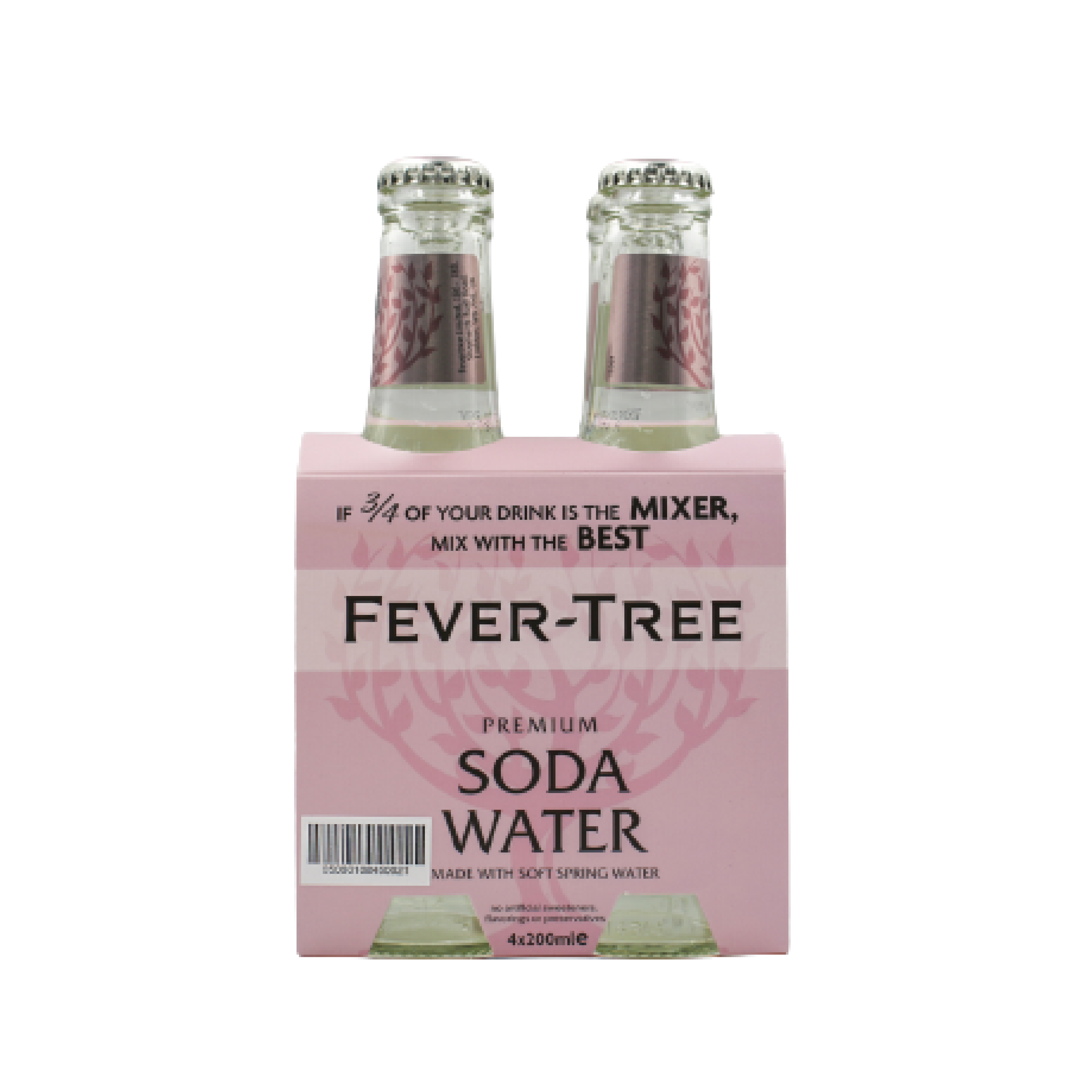 Fever Tree Soda Water 200ml Pack x 4BTL 01