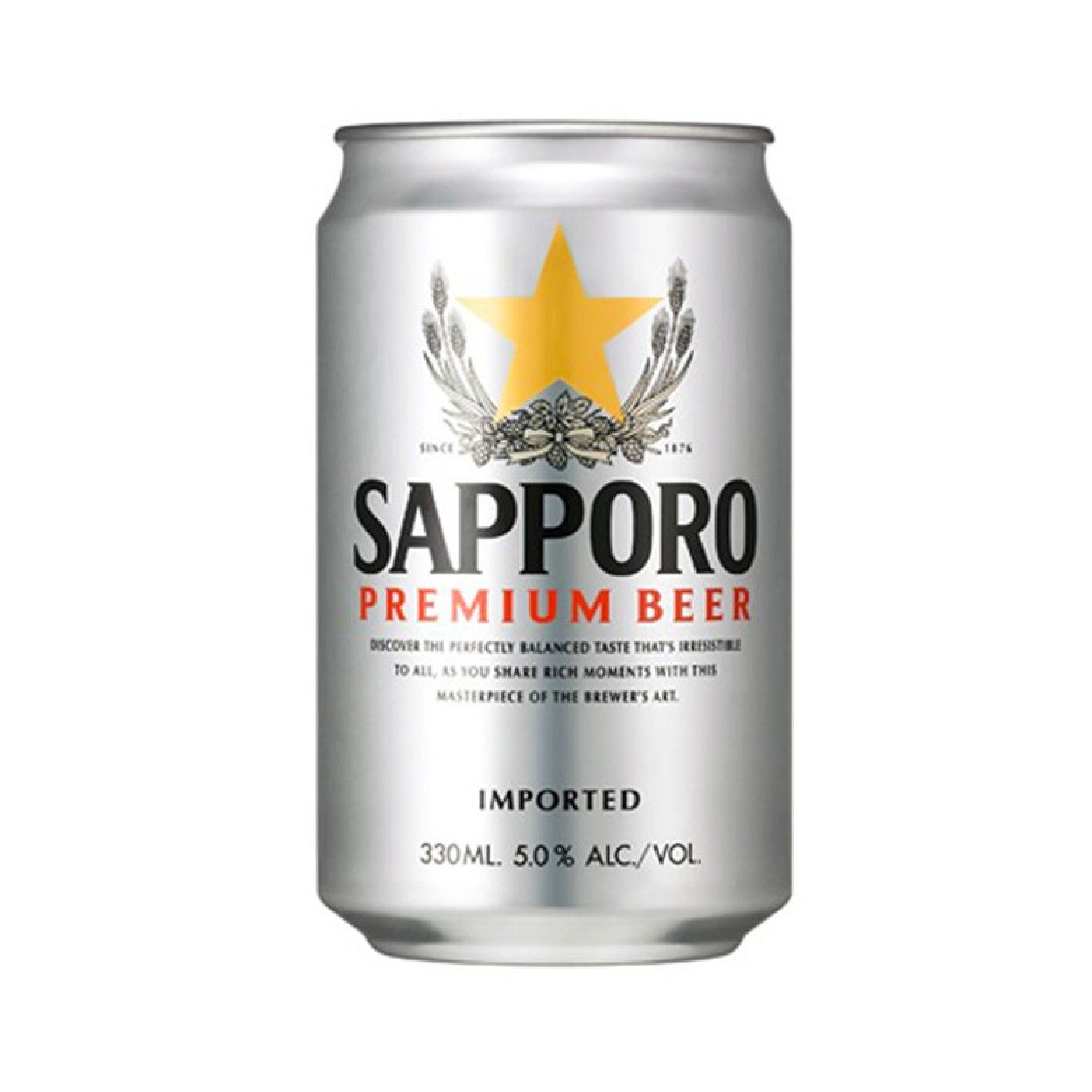 Sapporo Premium Beer Can 500ml | S Liquor