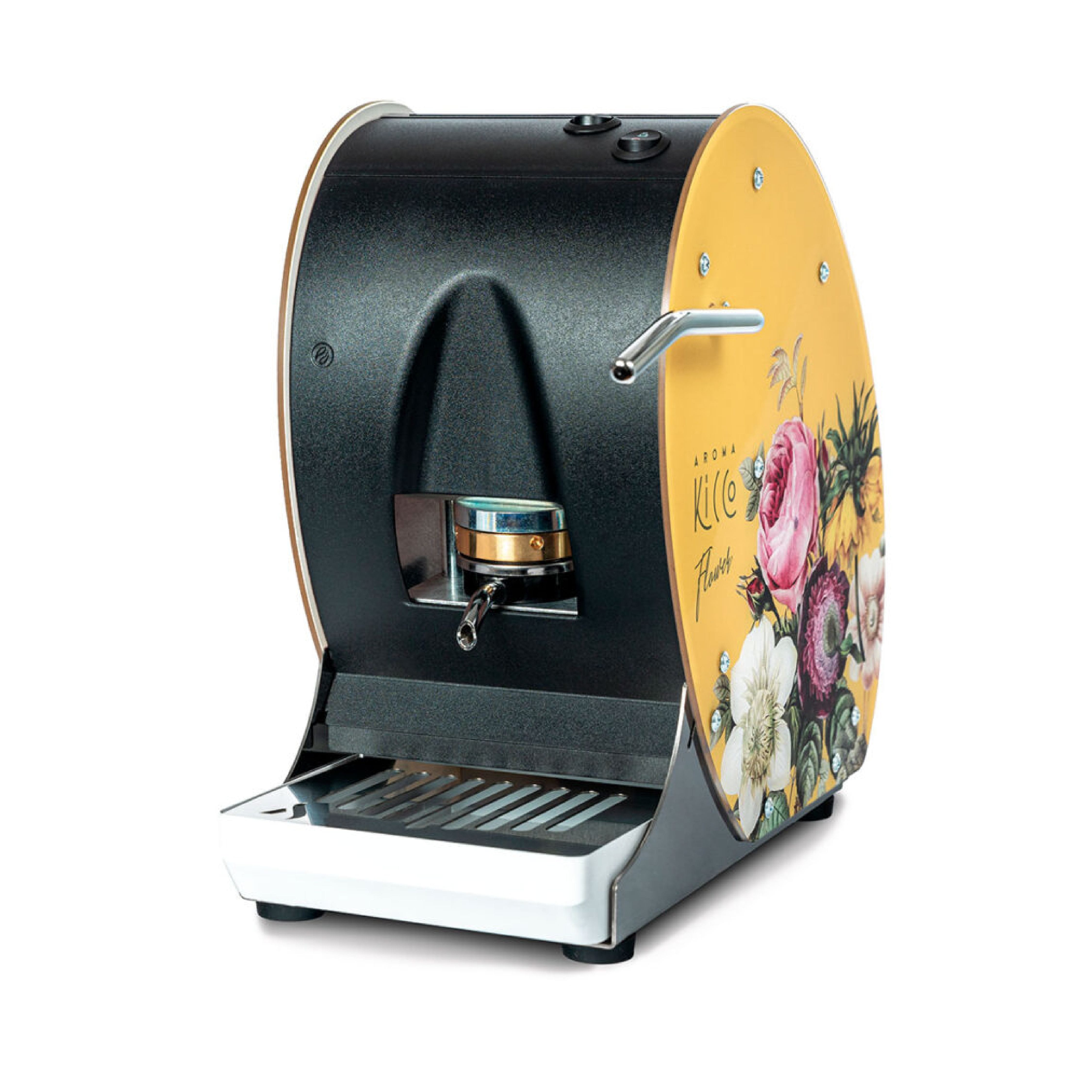 Macchina Caffe Mod. Kicco ABS Flower Giallo 01