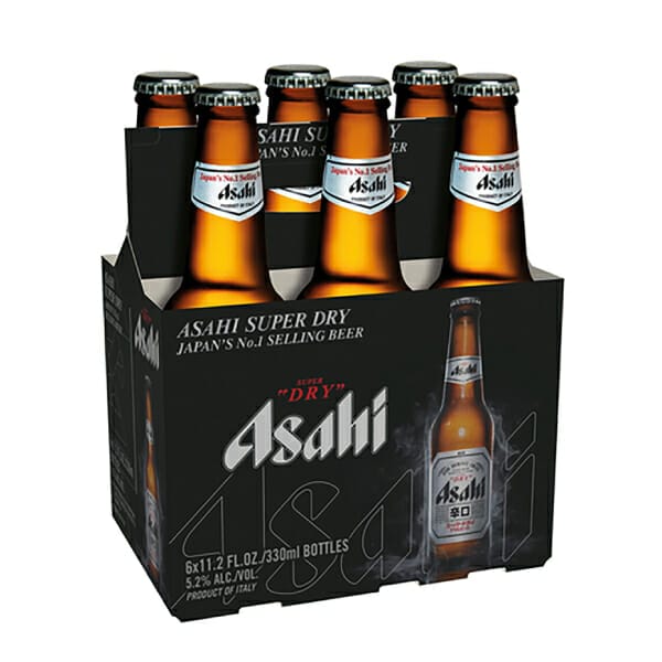 Asahi Beer Small Bottle 330ml 6Btl Pack
