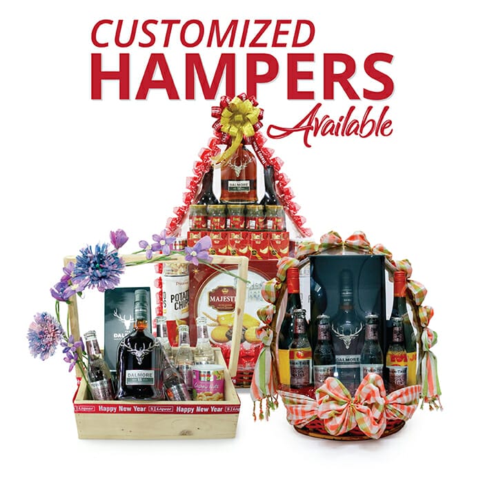 Customeized Hampers Available W 01