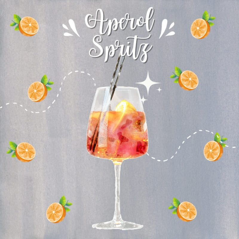 Aperol Cocktail Design