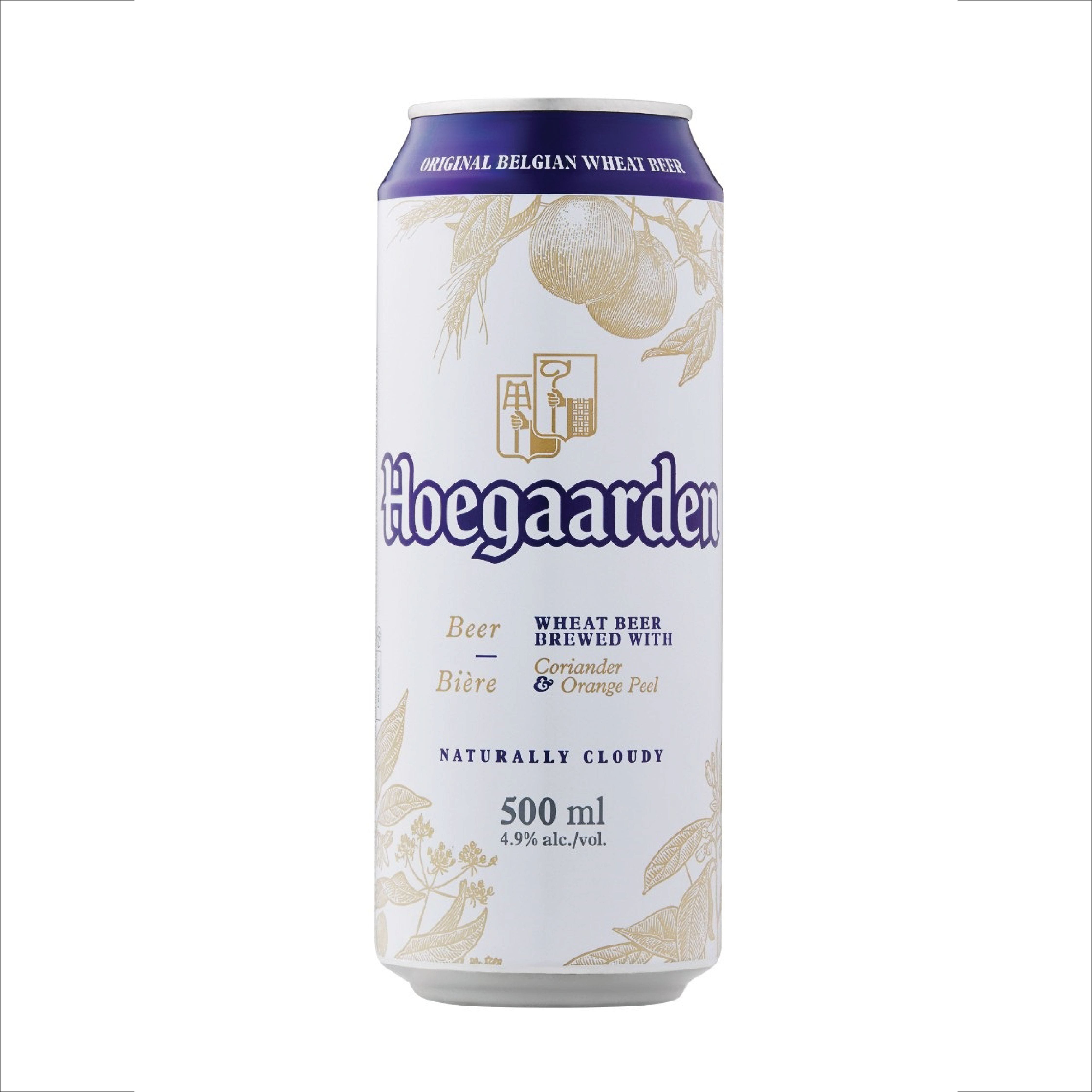 Hoegaarden White Can Beer 500ml 01