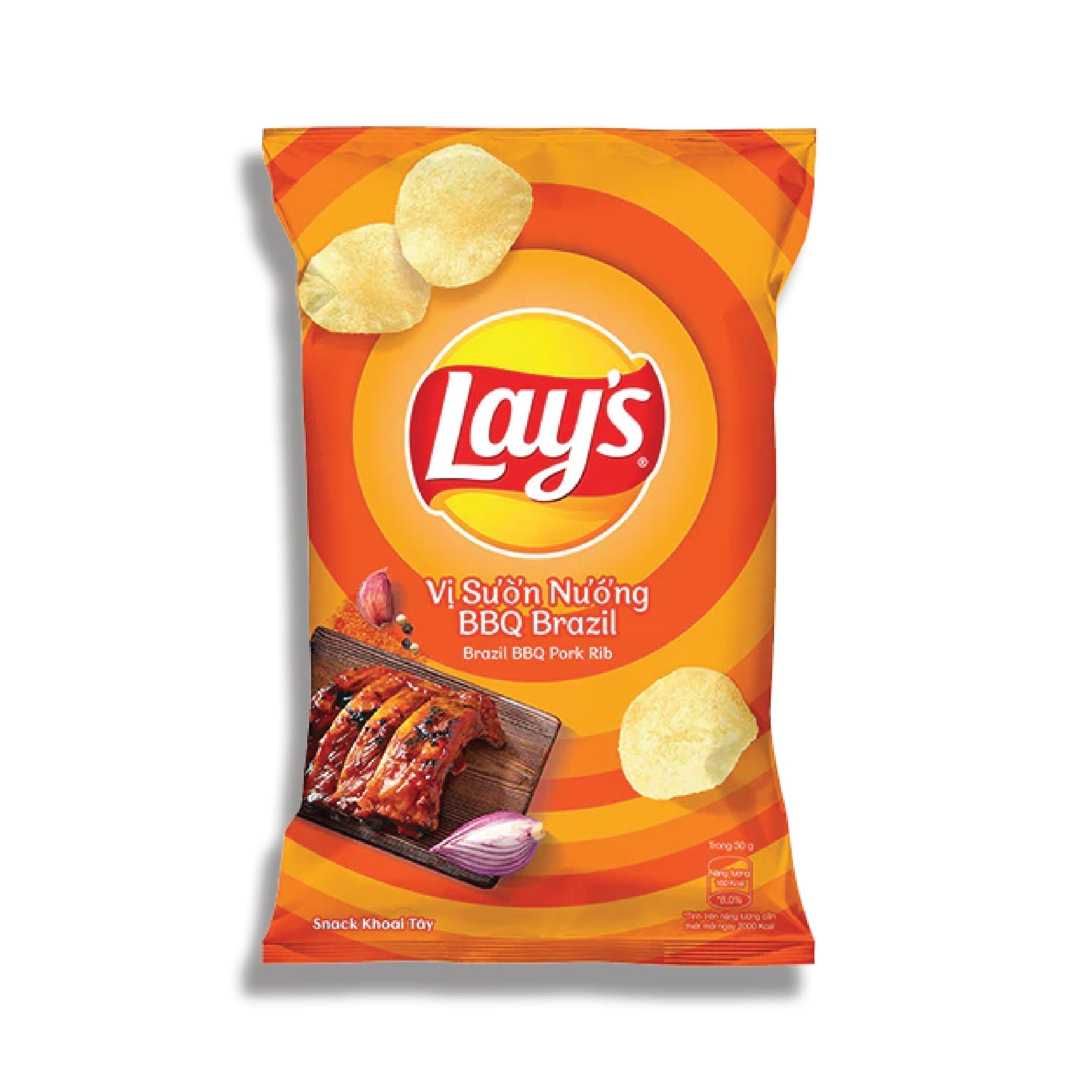Lay's Brazil BBQ Pork Rib 43gm S Liquor