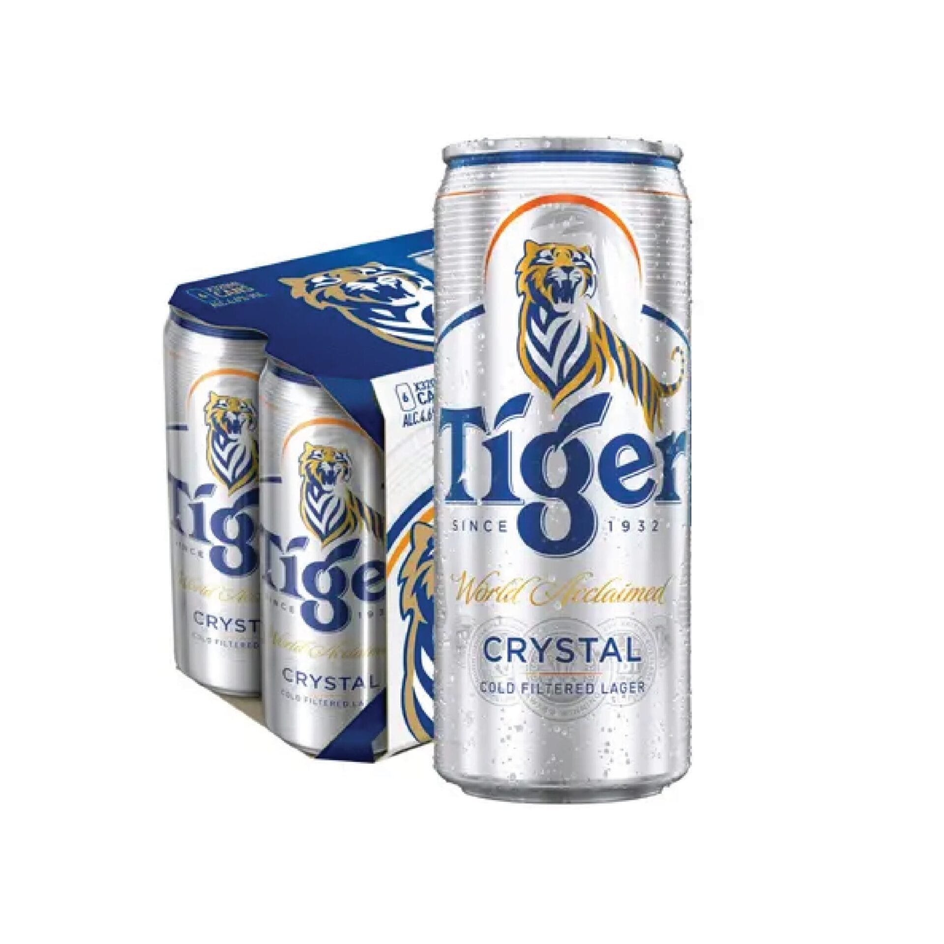Tiger Crystal Tall Can 330ml Pack/6Cans | S Liquor